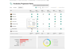 screenshot vocab progression
