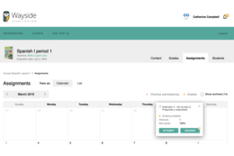 screenshot assignments quick link